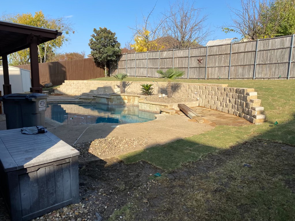 yard drainage services and fencing in Murphy texas