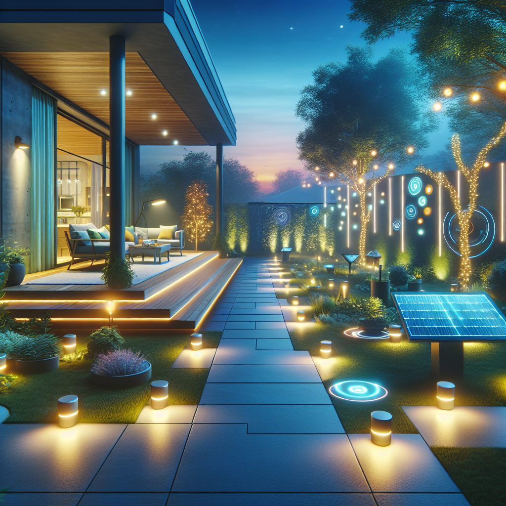 Photo inspiration: Visual Reference: Outdoor Lighting Innovations In Smart Home Systems