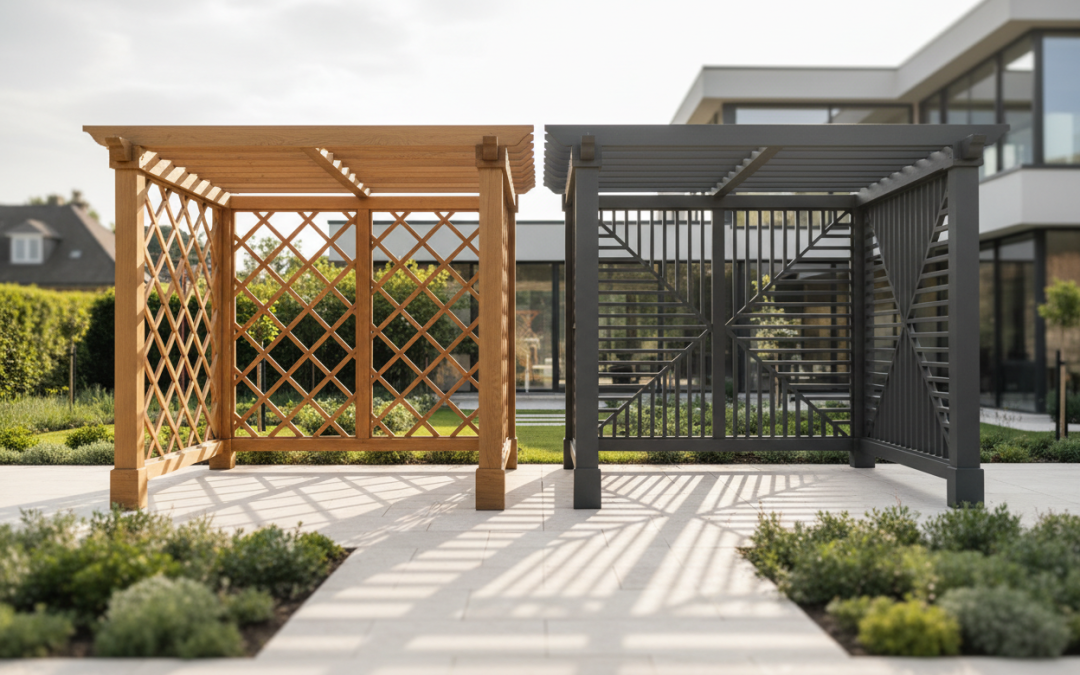 Custom Pergola Lattice Patterns: Traditional vs Modern Approaches